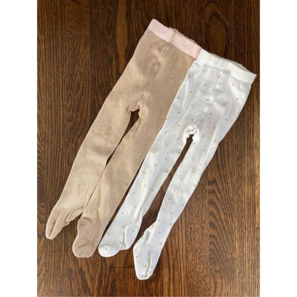 H&M Lot Toddler Girls 18-24 Mos Sparkly Tights BUY 2 GET 1 FREE - Picture 1 of 4